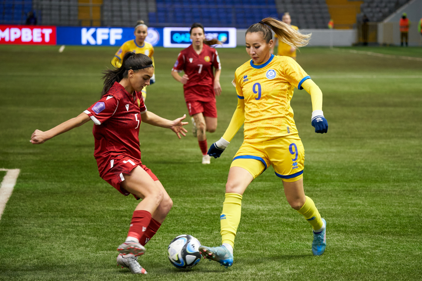 Kazakhstan women's team defeats Armenia