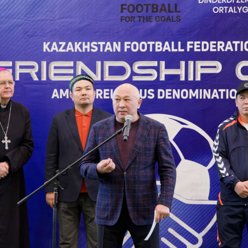 Астанада діни конфессиялар өкілдері арасында футбол турнирі өтті