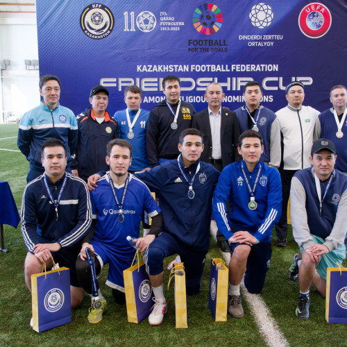Астанада діни конфессиялар өкілдері арасында футбол турнирі өтті