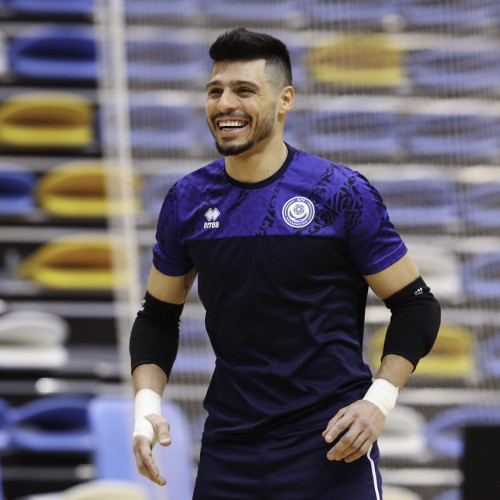 Kazakhstan futsal team's pre-match training session