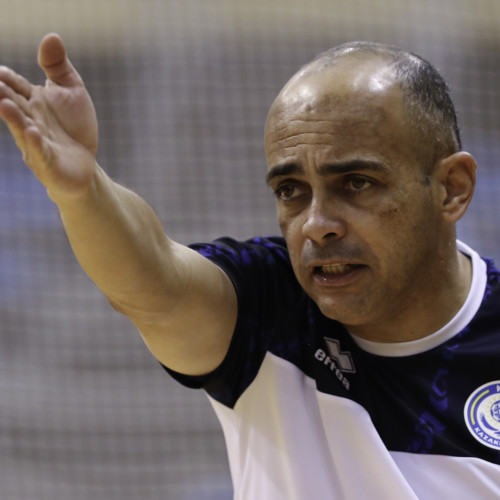 Kazakhstan futsal team's pre-match training session