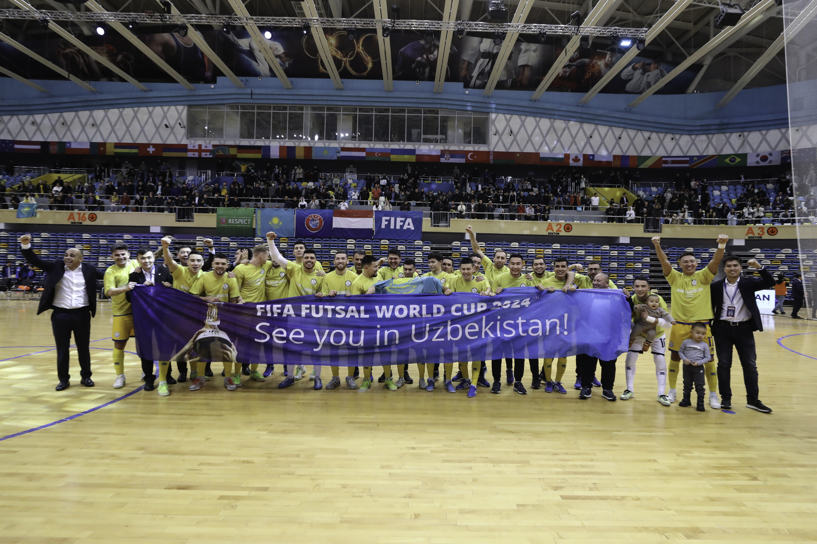 Kazakhstan advances to the 2024 Futsal World Cup