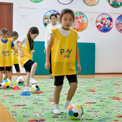 Астанада UEFA Playmakers жобасы аясында қыздарға арналған футболдан тегін жаттығулар өтіп жатыр