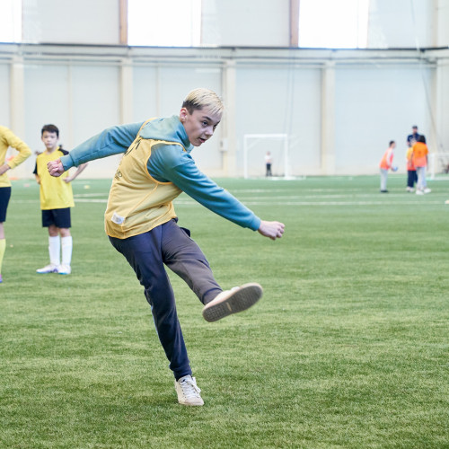 В Астане прошел фестиваль футбола для детей в рамках UEFA Grassroots Awards Winners 2023/24