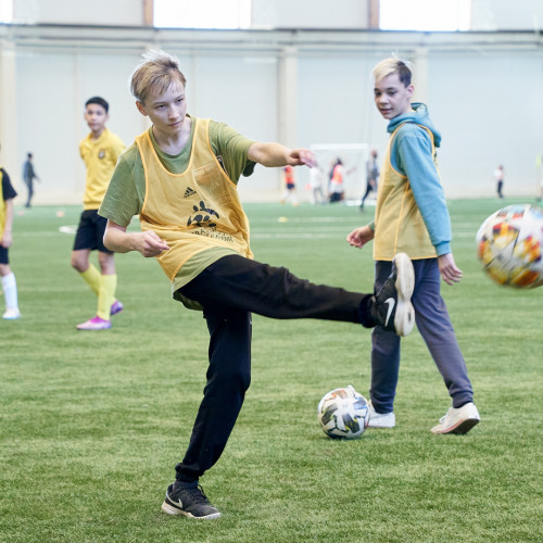 В Астане прошел фестиваль футбола для детей в рамках UEFA Grassroots Awards Winners 2023/24