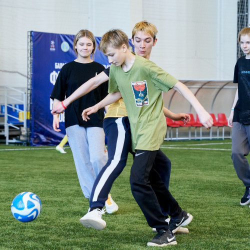 В Астане прошел фестиваль футбола для детей в рамках UEFA Grassroots Awards Winners 2023/24
