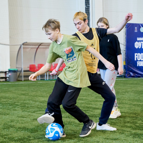 В Астане прошел фестиваль футбола для детей в рамках UEFA Grassroots Awards Winners 2023/24