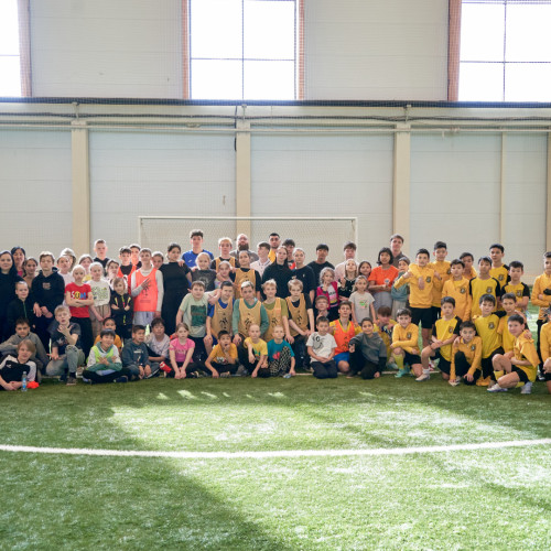 В Астане прошел фестиваль футбола для детей в рамках UEFA Grassroots Awards Winners 2023/24
