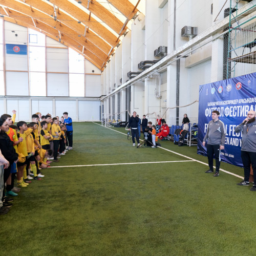 В Астане прошел фестиваль футбола для детей в рамках UEFA Grassroots Awards Winners 2023/24