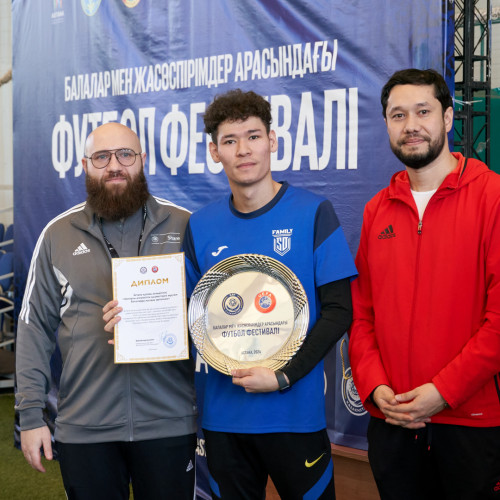 В Астане прошел фестиваль футбола для детей в рамках UEFA Grassroots Awards Winners 2023/24