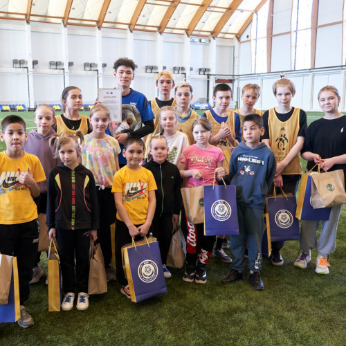 В Астане прошел фестиваль футбола для детей в рамках UEFA Grassroots Awards Winners 2023/24
