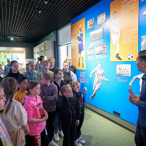 В Астане прошел фестиваль футбола для детей в рамках UEFA Grassroots Awards Winners 2023/24