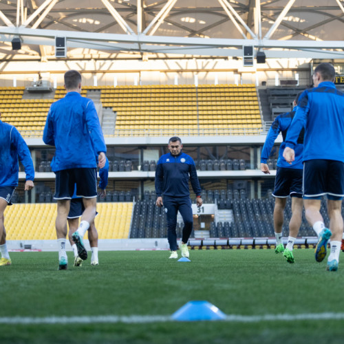 Pre-match training session of the Kazakhstan national team in Athens