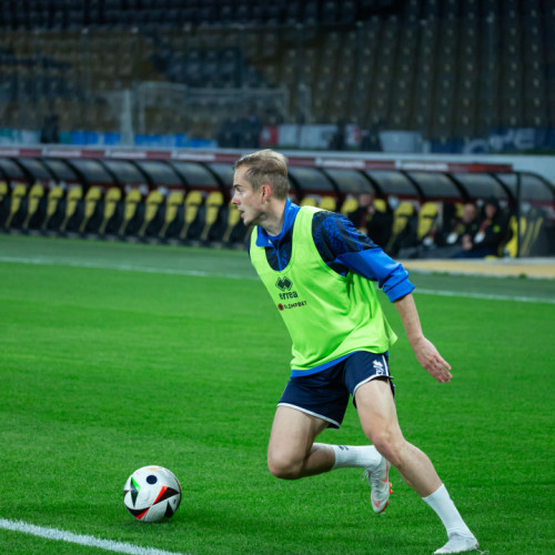 Pre-match training session of the Kazakhstan national team in Athens