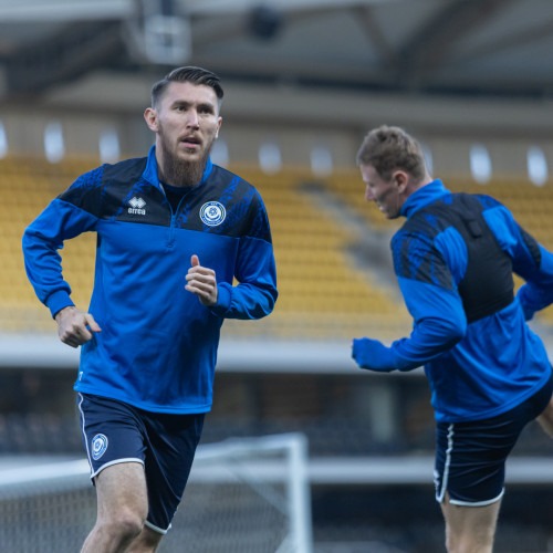 Pre-match training session of the Kazakhstan national team in Athens