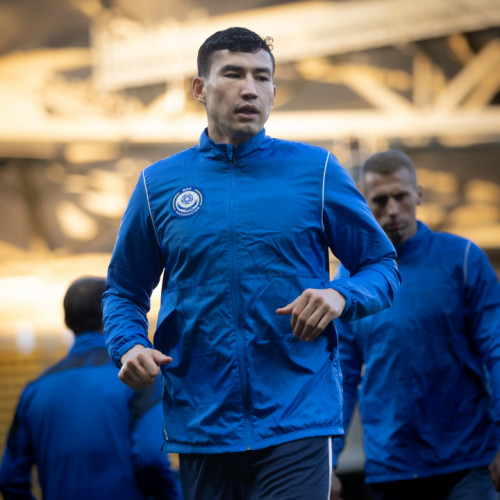 Pre-match training session of the Kazakhstan national team in Athens