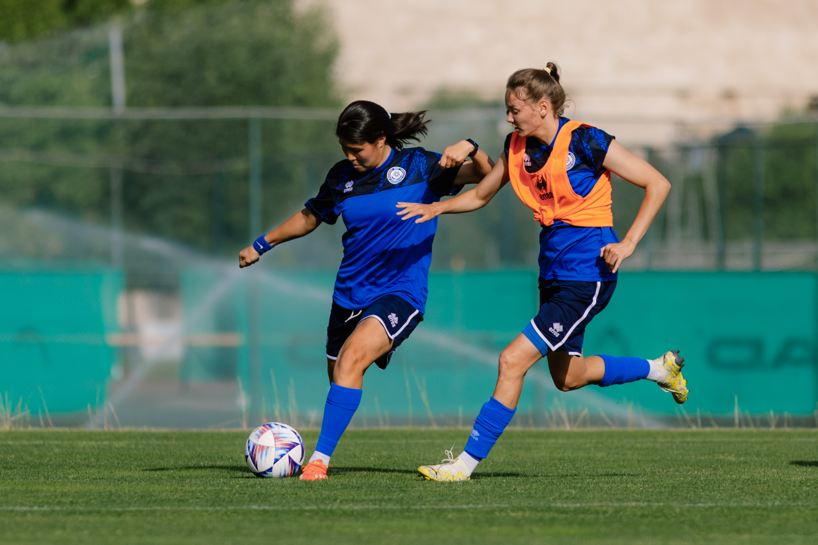 Kazakhstan women's team holds first training session in Armenia