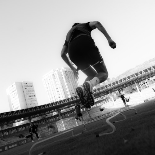 Pre-match training session of the Kazakhstan national team in Yerevan