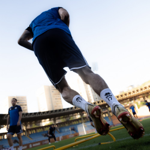 Pre-match training session of the Kazakhstan national team in Yerevan