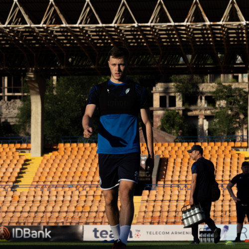 Pre-match training session of the Kazakhstan national team in Yerevan