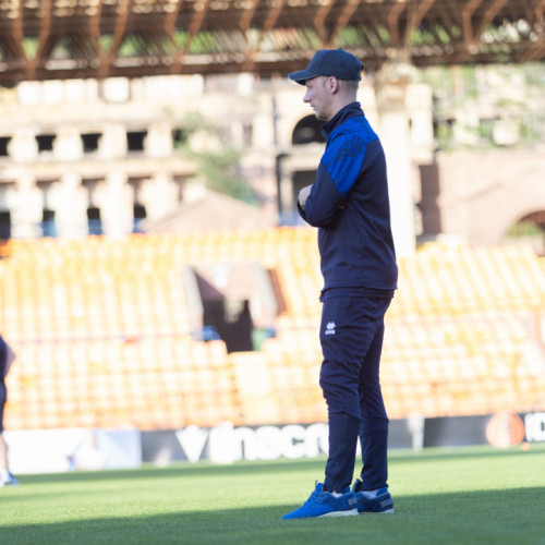 Pre-match training session of the Kazakhstan national team in Yerevan