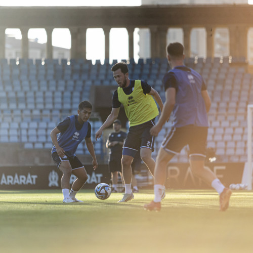 Pre-match training session of the Kazakhstan national team in Yerevan