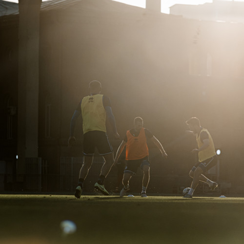 Pre-match training session of the Kazakhstan national team in Yerevan