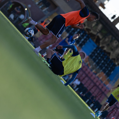 Pre-match training session of the Kazakhstan national team in Yerevan