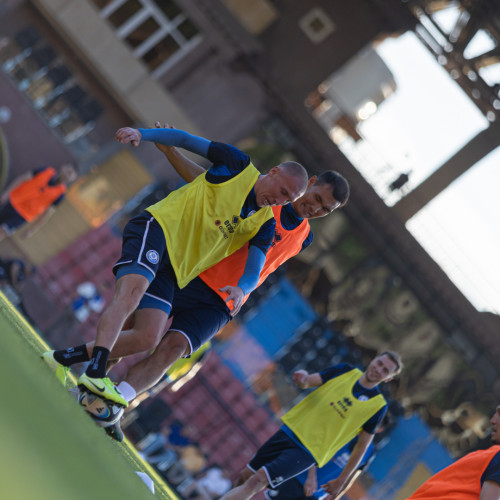 Pre-match training session of the Kazakhstan national team in Yerevan
