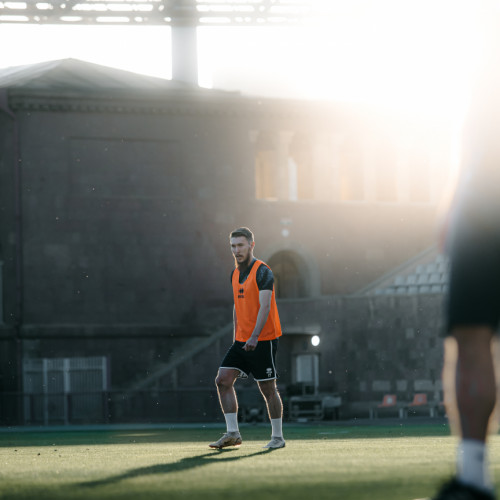Pre-match training session of the Kazakhstan national team in Yerevan