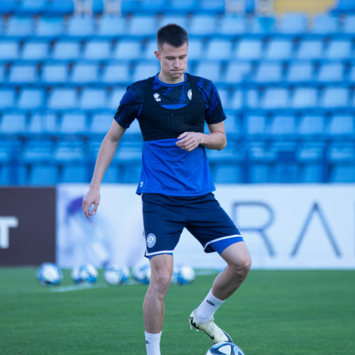 Pre-match training session of the Kazakhstan national team in Yerevan