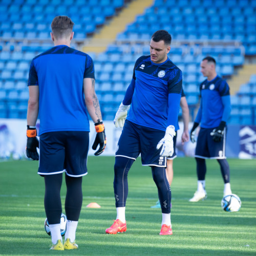 Pre-match training session of the Kazakhstan national team in Yerevan