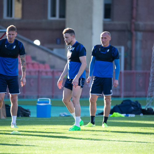 Pre-match training session of the Kazakhstan national team in Yerevan