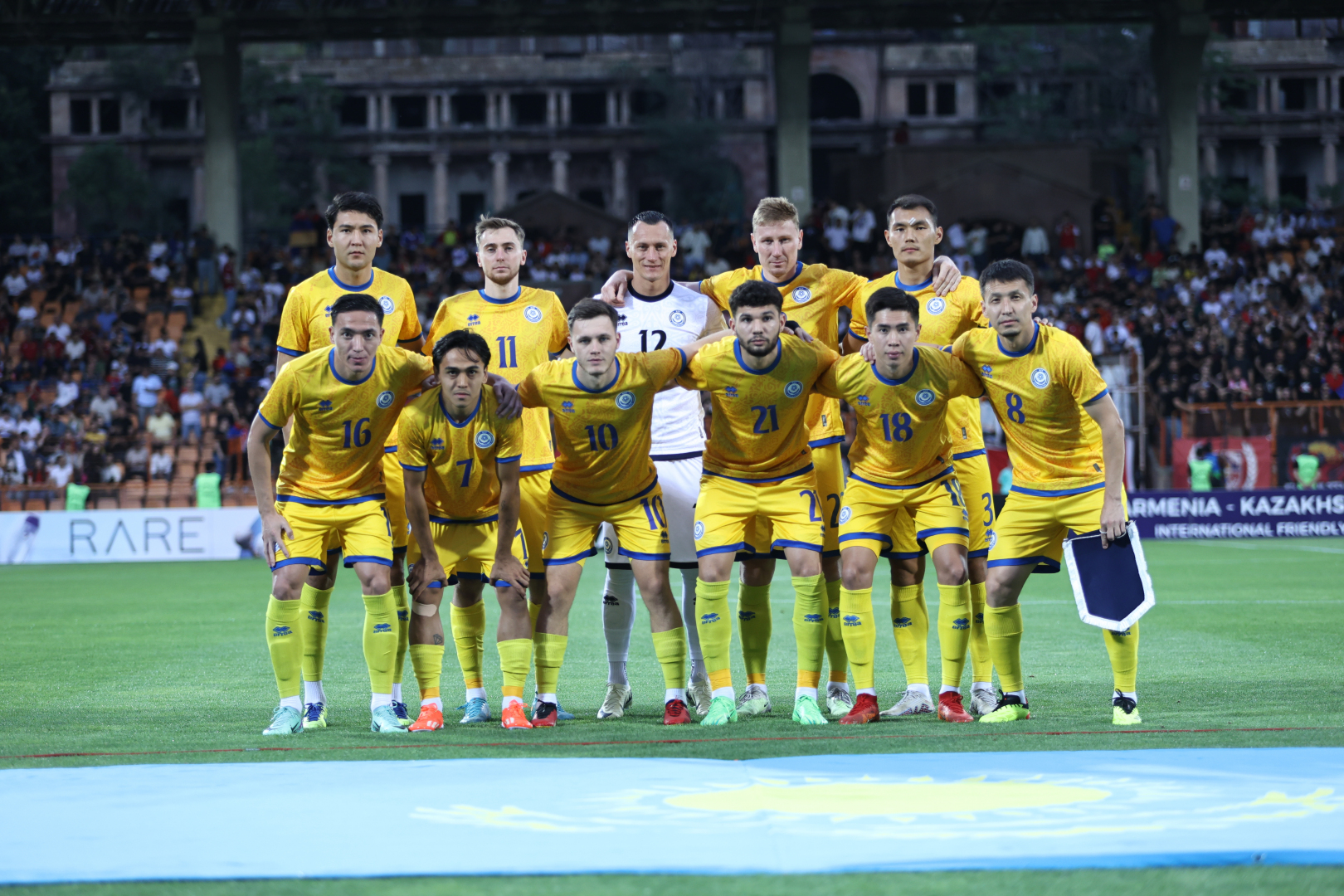 Kazakhstan loses to Armenia in friendly match