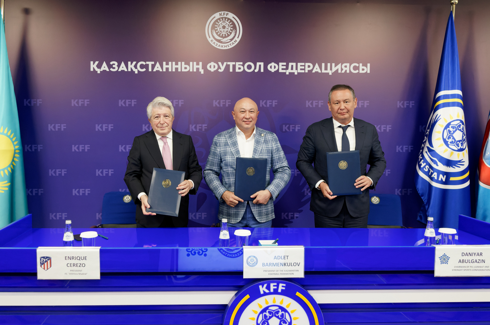 KFF signs memorandum with Atlético de Madrid S.A.D