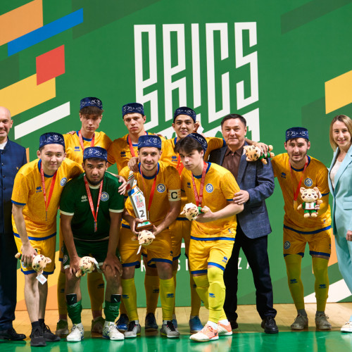 Фоторепортаж со матчей сборной Казахстана по Phygital Football на Играх БРИКС
