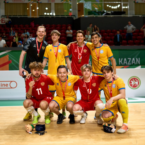 Фоторепортаж со матчей сборной Казахстана по Phygital Football на Играх БРИКС
