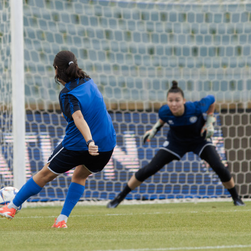 Pre-match training session