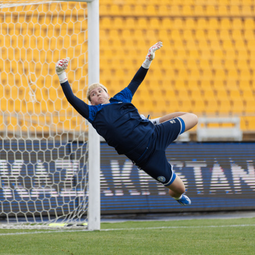 Pre-match training session