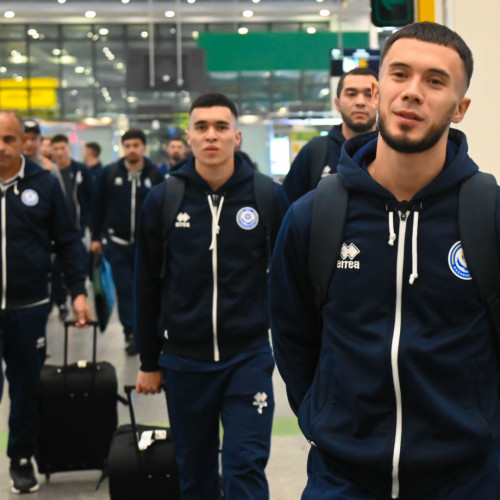 Kazakhstan Futsal Team Arrives in Uzbekistan