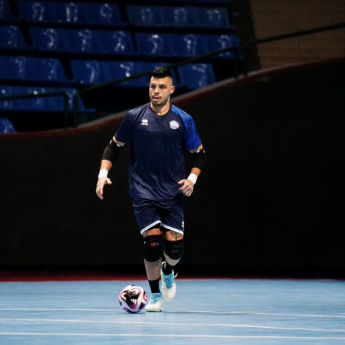 Pre-match training session