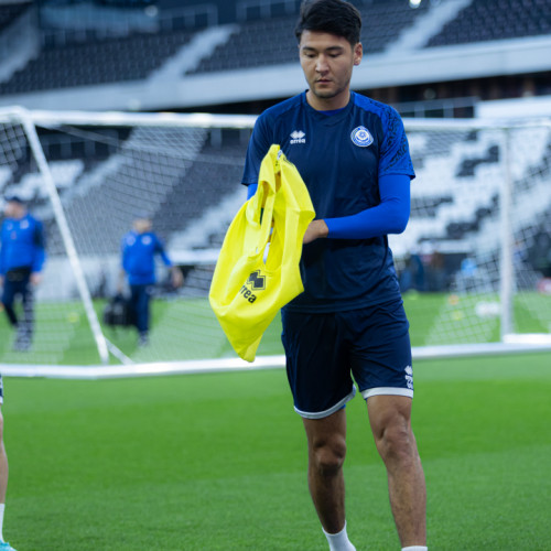 Pre-match training session of Kazakhstan national team