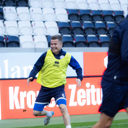 Pre-match training session of Kazakhstan national team