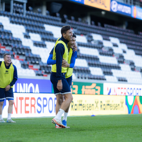 Pre-match training session of Kazakhstan national team
