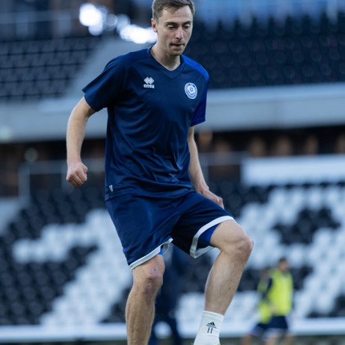 Pre-match training session of Kazakhstan national team