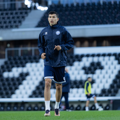 Pre-match training session of Kazakhstan national team