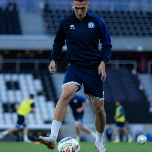 Pre-match training session of Kazakhstan national team