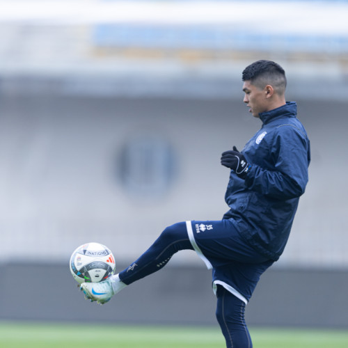 Photos from pre-match training session in Almaty