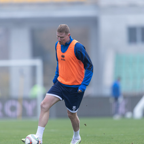Photos from pre-match training session in Almaty