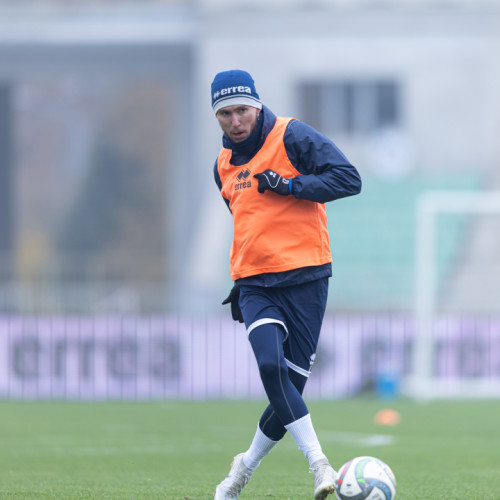 Photos from pre-match training session in Almaty